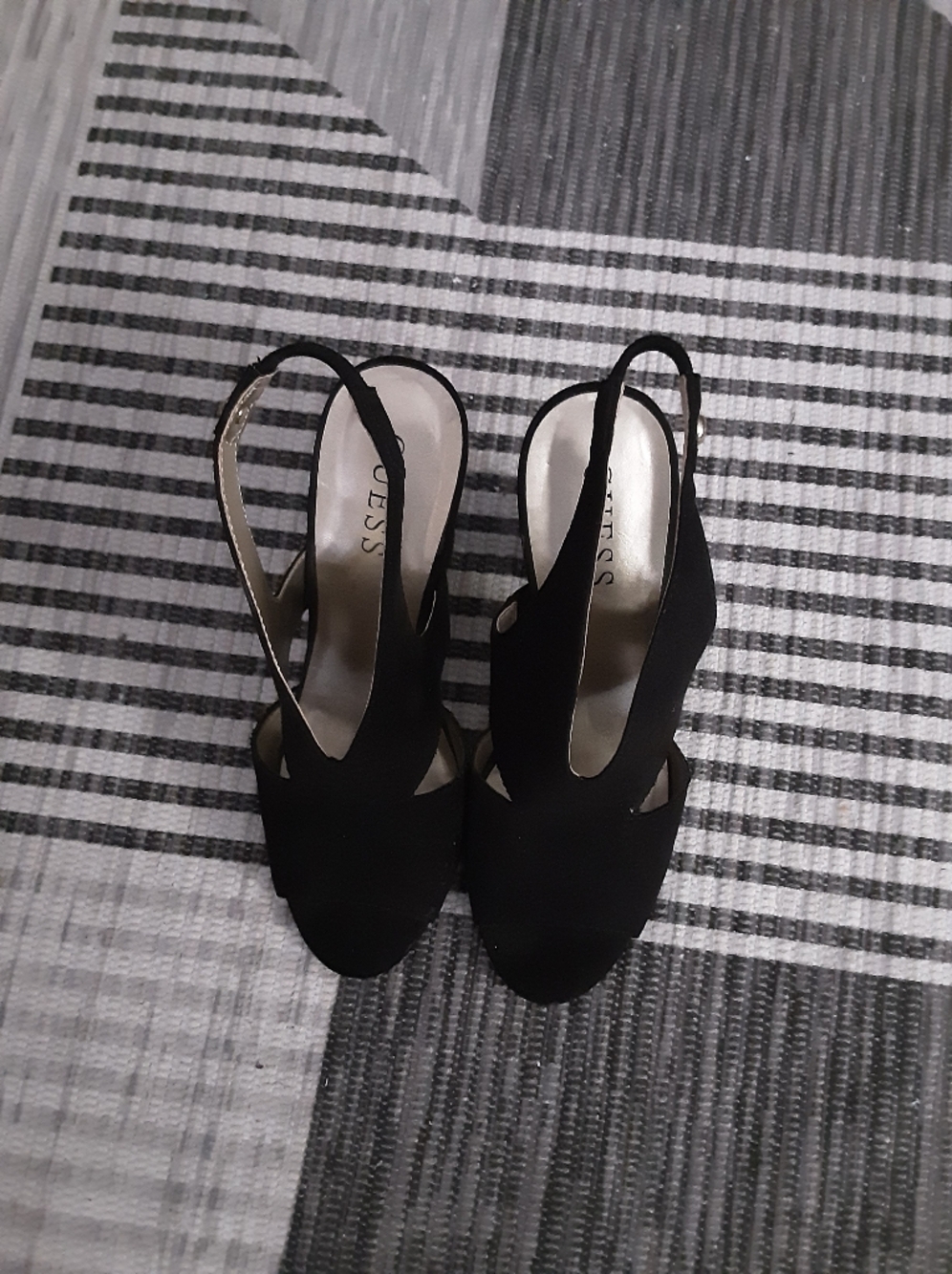 Guess Black Slingback Dress Heels Size 7M